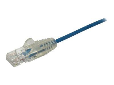 StarTech.com 1.5m CAT6 Cable - Blue Slim CAT6 Patch Cable - Snagless RJ45