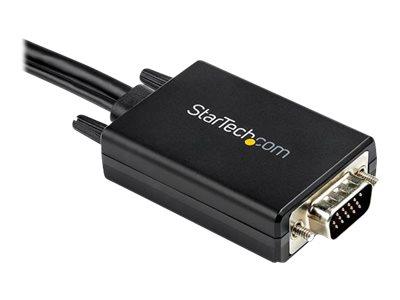 StarTech.com 3 m (10 ft.) VGA to HDMI Adapter Cable with USB Audio
