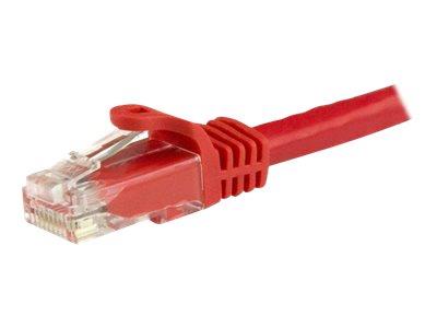 StarTech.com 7.5 m CAT6 Cable - Red CAT6 Patch Cord - Snagless RJ45