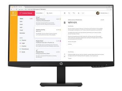 HP P24h G4 23.8" 1920x1080 5ms VGA HDMI DisplayPort IPS LED Monitor