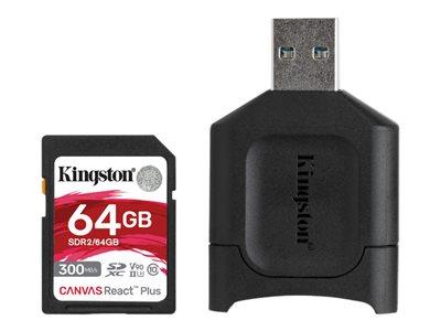 Kingston 64GB SDXC React Plus Card