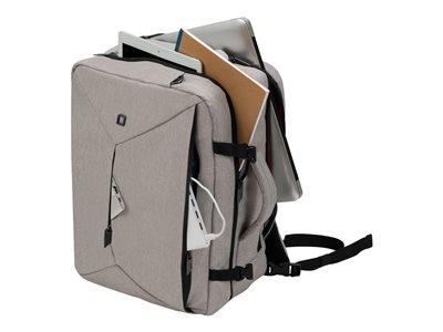 Dicota Backpack Dual Plus EDGE 13-15.6 - Light Grey