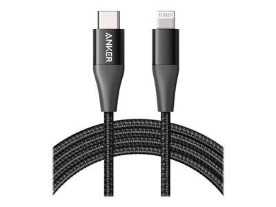 Anker PowerLine+ II USB-C to LTG 6ft Black