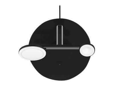 Belkin BOOST CHARGE PRO MagSafe 3-in-1 Wireless Charging Stand 15 Watt - Black