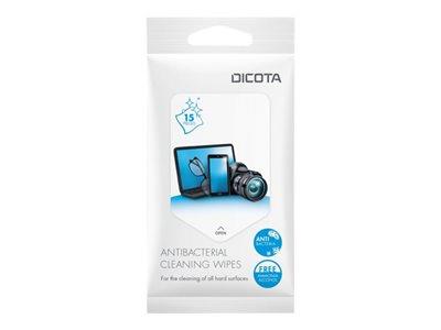 Dicota Antibacterial Surface Cleaning Wipes Pack 15  pieces