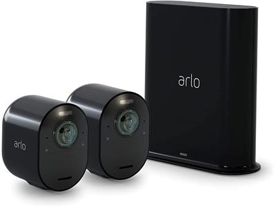 Arlo Ultra 2 Security System 2 Camera Kit - Black