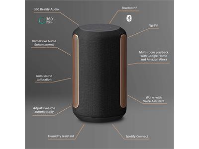 Sony SRS-RA3000 Wireless Multi-Room Speaker - Black