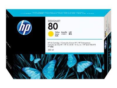 HP 80 350-ml Yellow Ink Cartridge