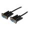 StarTech.com 2m Black DB9 Null Modem Cable