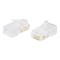 C2G RJ45 Cat5 8x8 Modular Plug for Flat Stranded Cable - 25pk