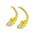 C2G 0.5m Cat6 UTP LSZH Network Patch Cable - Yellow