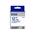 Epson LabelWorks LK-4WLN Label Tape Blue On White Roll (1.2 cm x