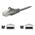 Belkin Cat5e Snagless Patch Cables in Grey 2m