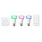 Philips Hue White and Color Ambiance 3 Bulb B22 + Switch Starter Kit