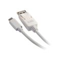 C2G 1.8m (6ft) USB C to DisplayPort Adapter Cable 4K - White