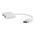 C2G 8in DisplayPort to HDMI/VGA Adapter - White
