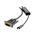 C2G 4.5m (15ft) USB C to VGA Adapter Cable - Black