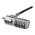 StarTech.com Laptop Cable Lock, Swivel Hinge - 4-Digit Combination Lock