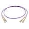 C2G 1m SC/SC OM4 LSZH Fibre Patch - Violet