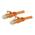 StarTech.com 7.5 m CAT6 Cable - Orange CAT6 Patch Cord - Snagless RJ45