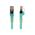 StarTech.com 5m CAT6a Ethernet Cable - Aqua - CAT6a STP Cable - Snagless