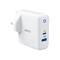 Anker PowerPort PD+2 18W USB-C + 15W USB-A UK White