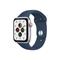 Apple Watch SE GPS + Cellular 44mm Silver with Abyss Blue Band